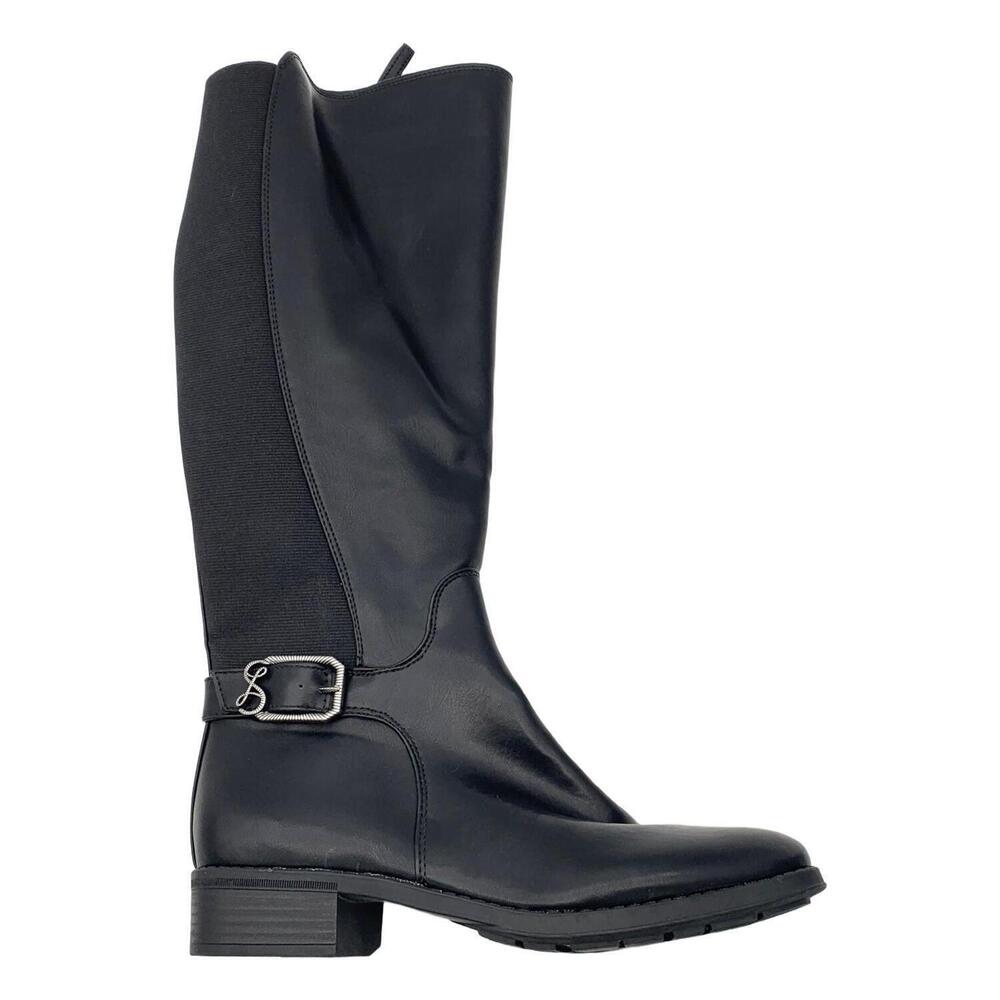 Sam and Libby Women's Percy Medium Calf Knee High Riding Boots Black - Medium